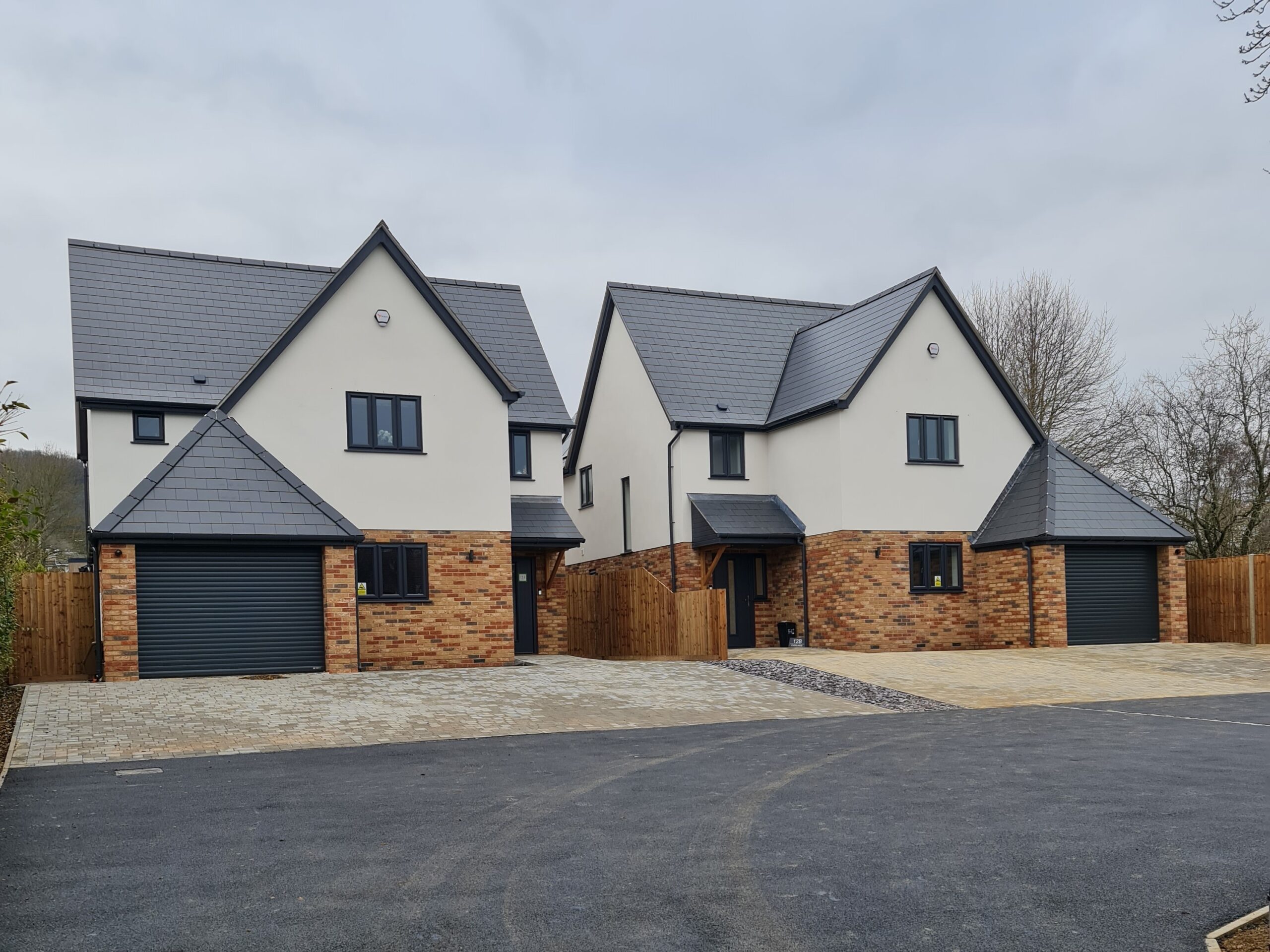 Two Orchard Homes Glos new build homes - sold. Services.