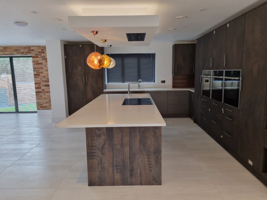 Kitchen and LED uplighting. Gallery of completed projects